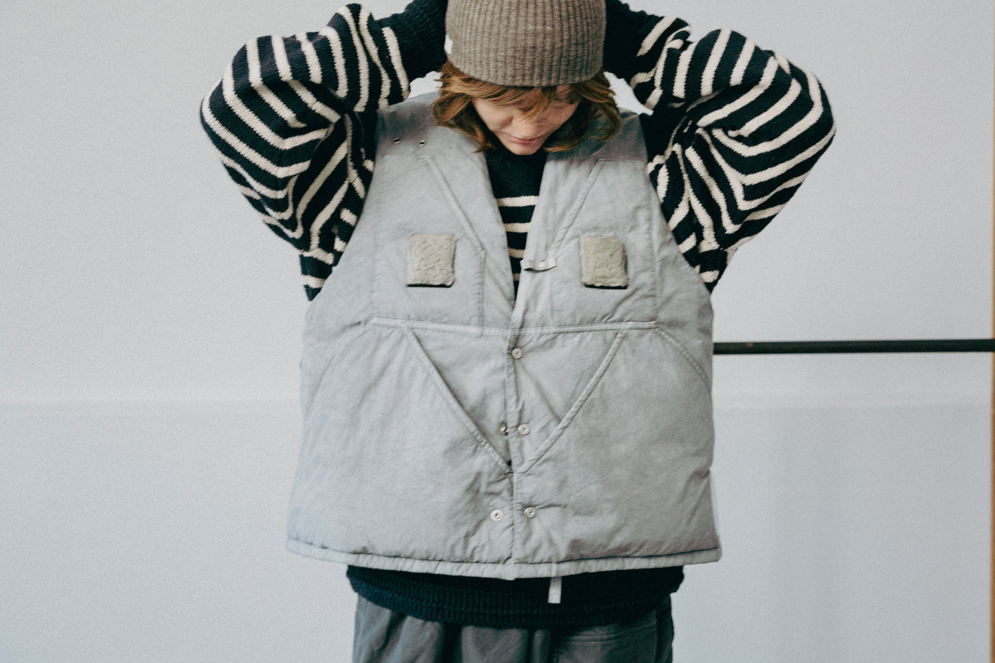 INNAT PANEL BORDER SWEATER