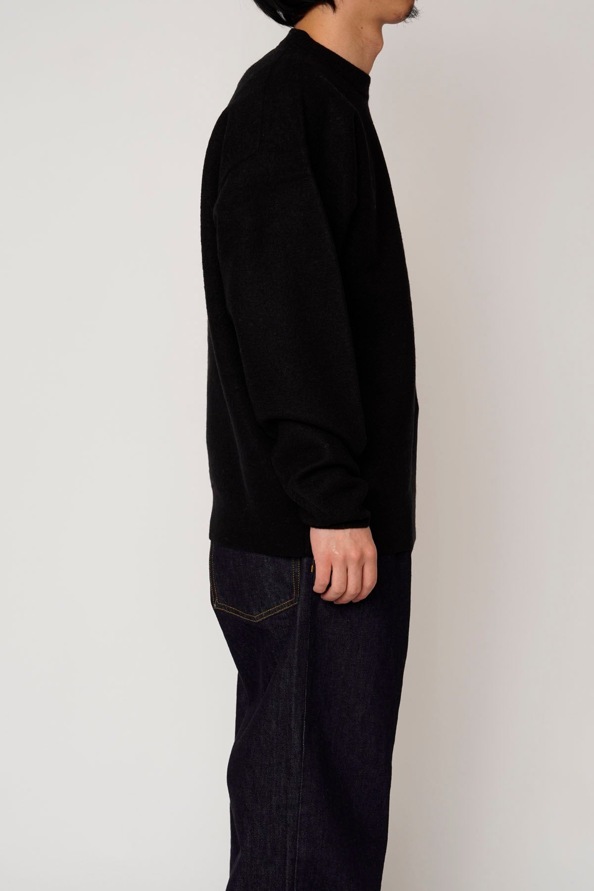 UNIVERSAL PRODUCTS MELRINO WOOL HIGH GAUGE MOCK NECK KNIT