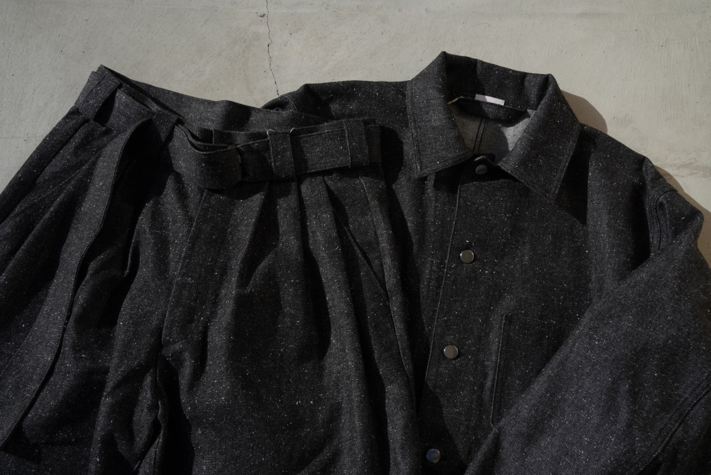 Blanc YM(ブランワイエム)Silk Denim Coverall